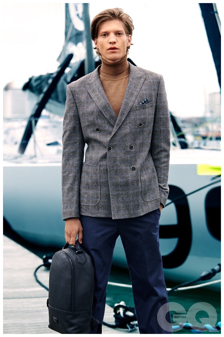 Jonatan Frenk Goes Nautical in Hugo Boss Men's Spring 2015 Styles – The ...