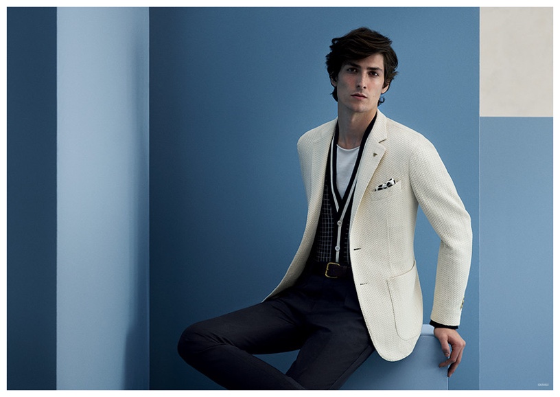 Canali Unveils Elegant Styles for Spring 2015 Ad Campaign Featuring Staffan Lindstrom