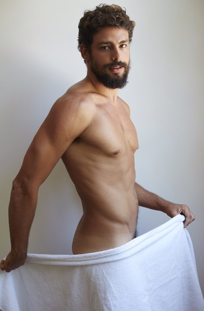 Caua Reymond Mario Testino Towel Series Photo Actor Caua Reymond