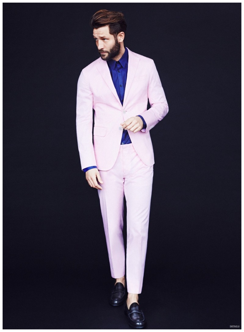 Details Tackles Colorful Spring Men's Suiting with Noah Mills + More ...