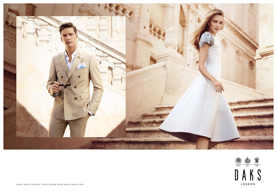 Florian Van Bael Enjoys a Sophisticated Outing for Daks Spring/Summer 2015 Campaign