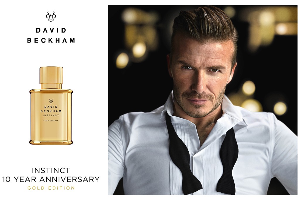 David Beckham Launches Instinct Gold Edition Fragrance, Stars in New Campaign