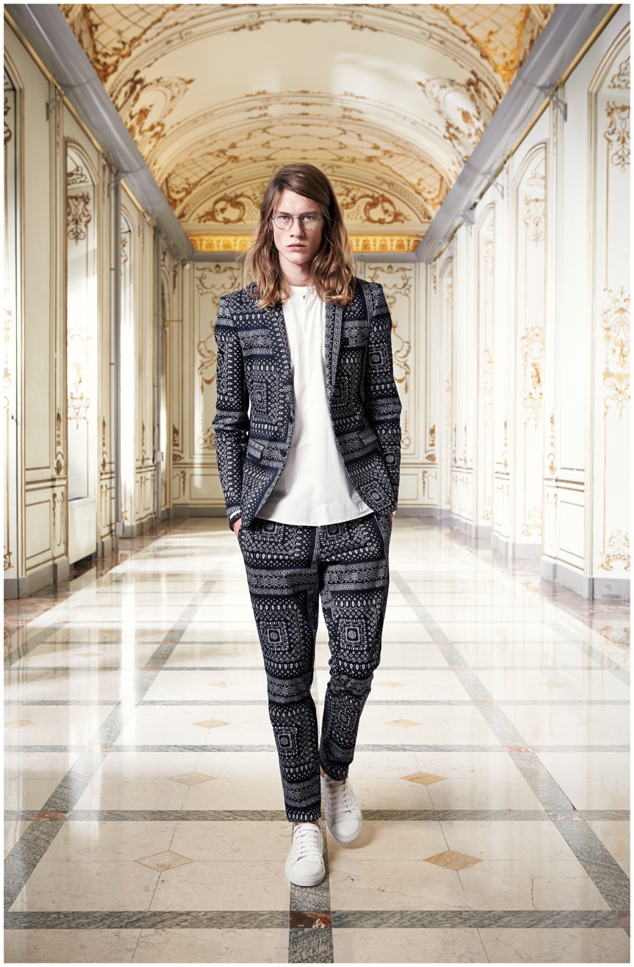 David Naman Spring Summer 2015 Menswear Collection Look Book Photo
