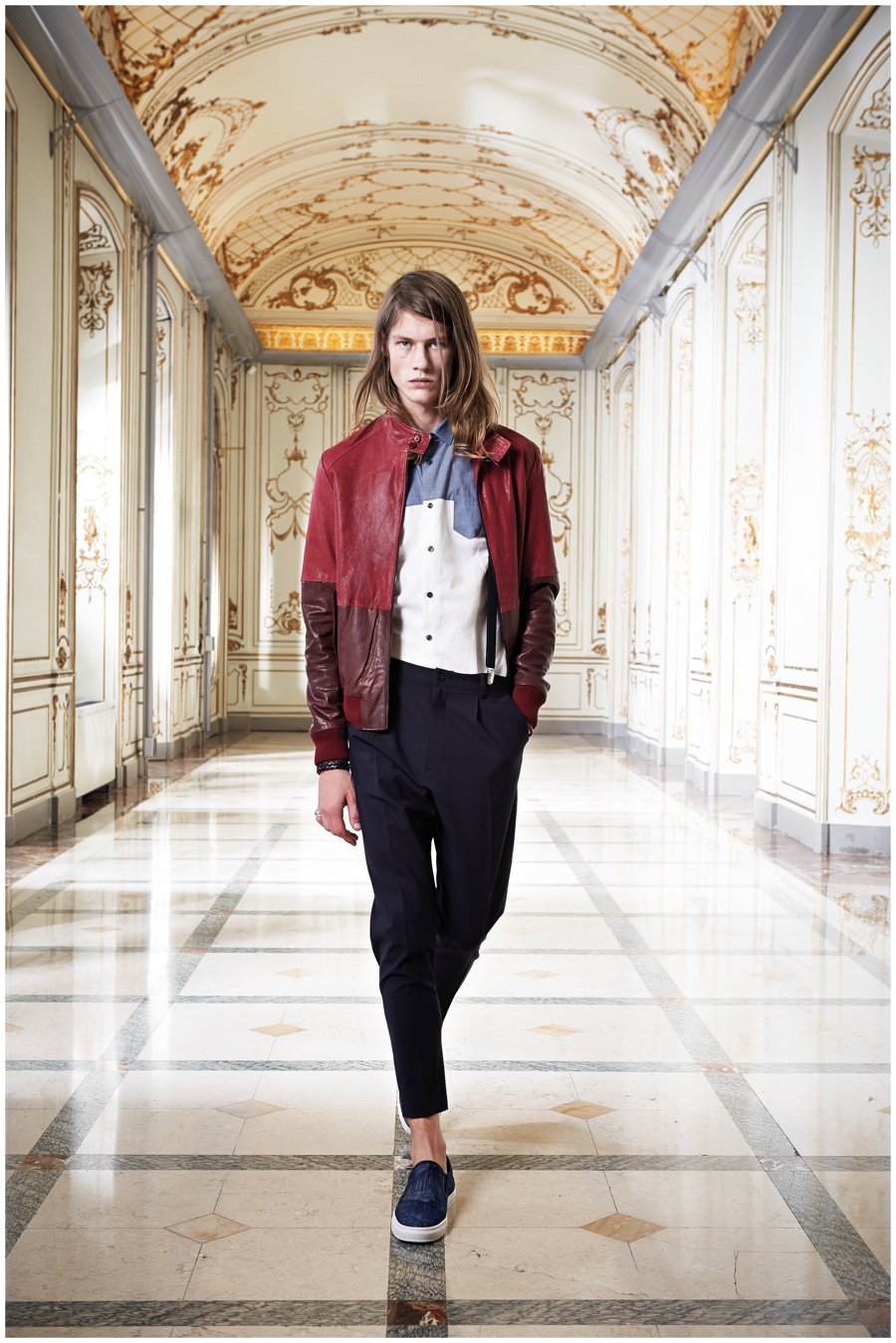 David Naman Spring Summer 2015 Menswear Collection Look Book Photo