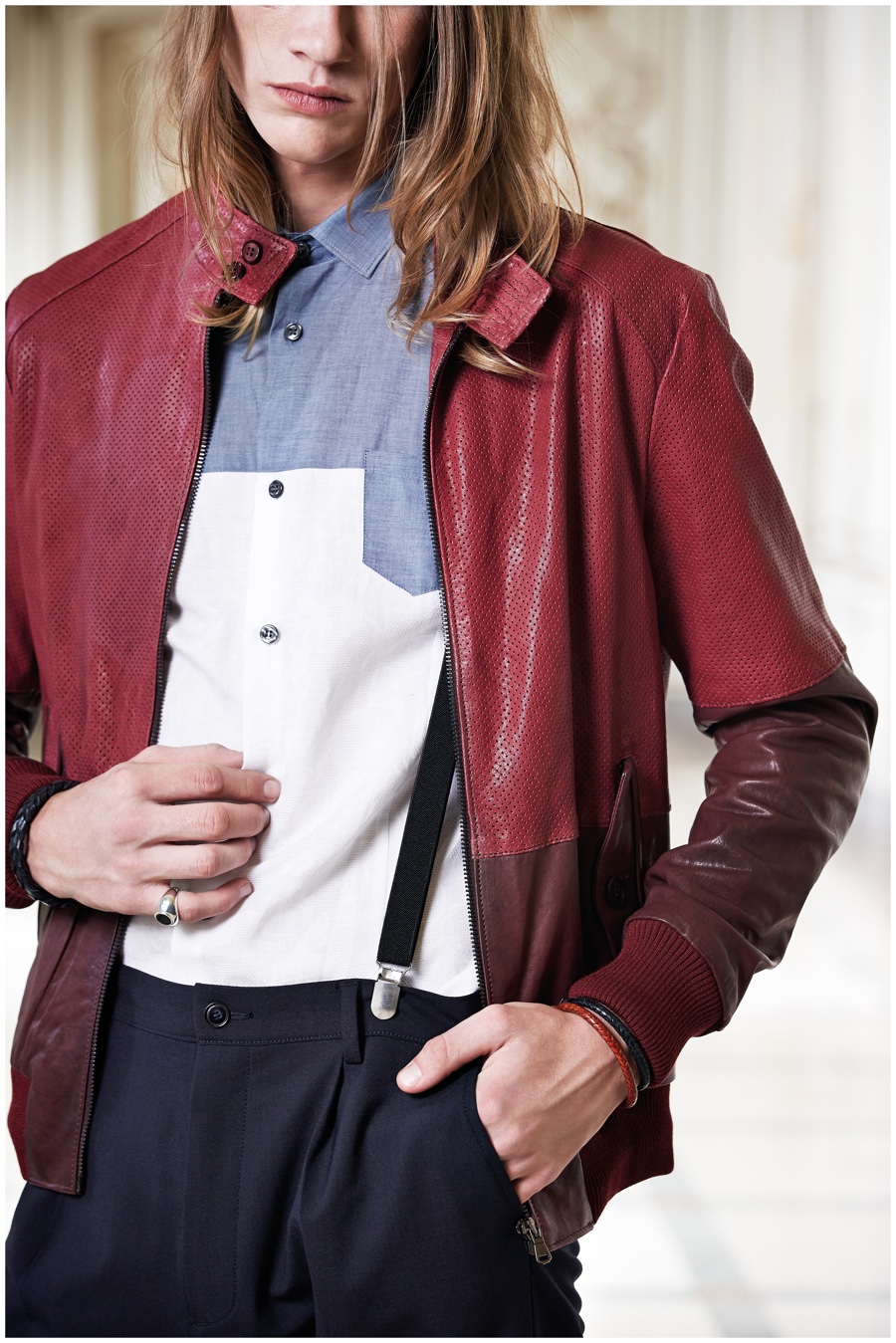 David Naman Spring Summer 2015 Menswear Collection Look Book Photo