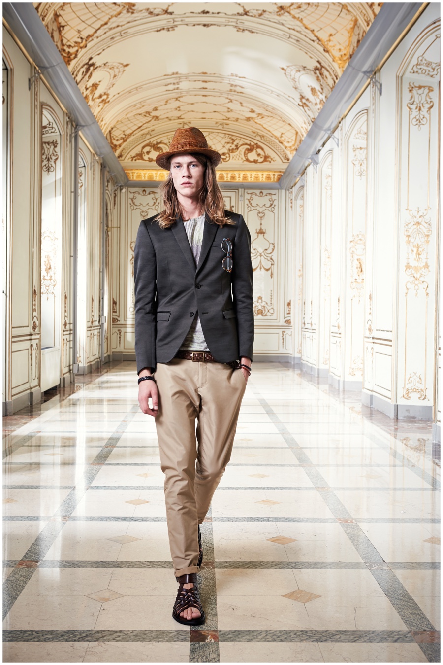David Naman Spring Summer 2015 Menswear Collection Look Book Photo