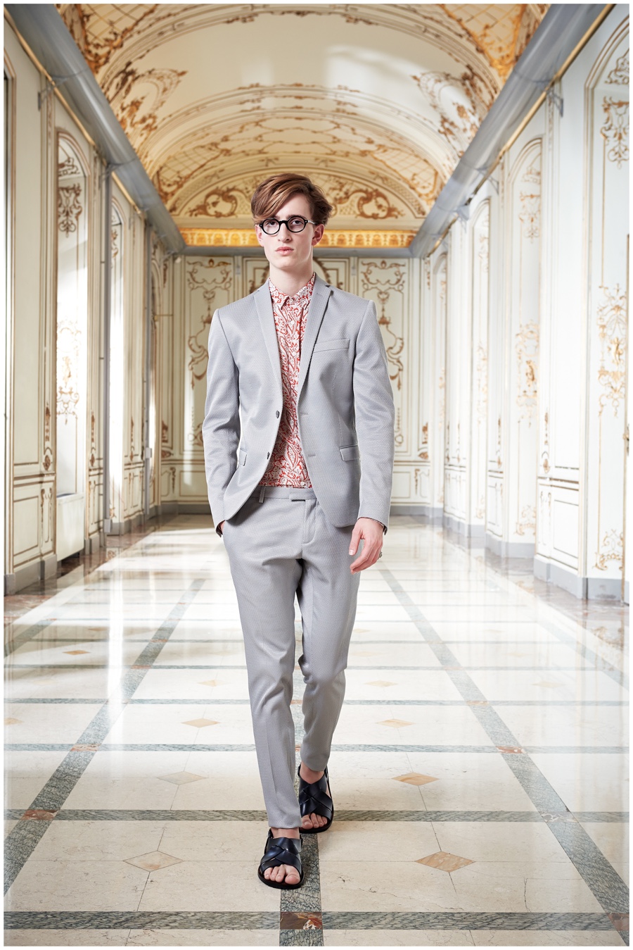 David Naman Spring Summer 2015 Menswear Collection Look Book Photo