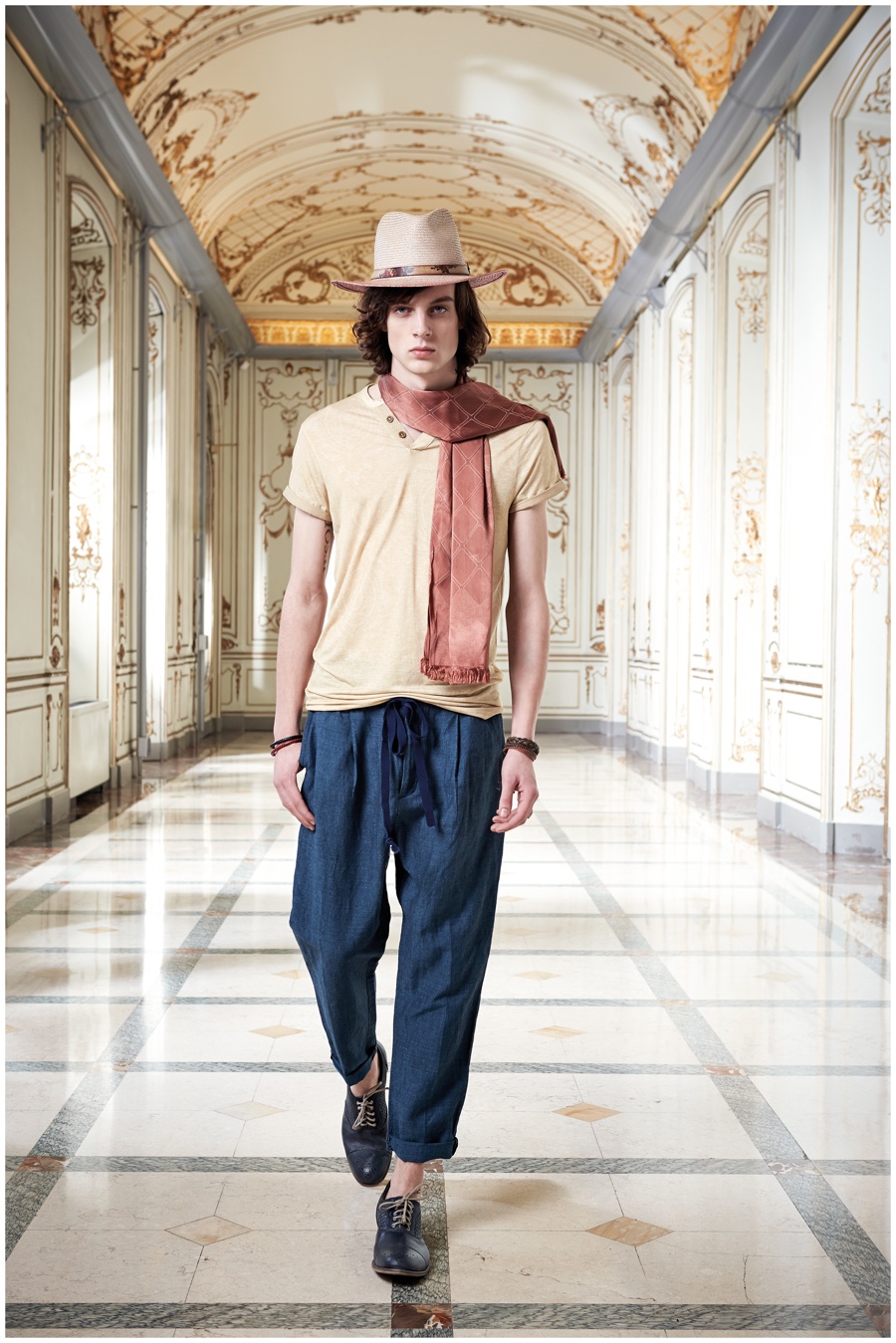 David Naman Spring Summer 2015 Menswear Collection Look Book Photo