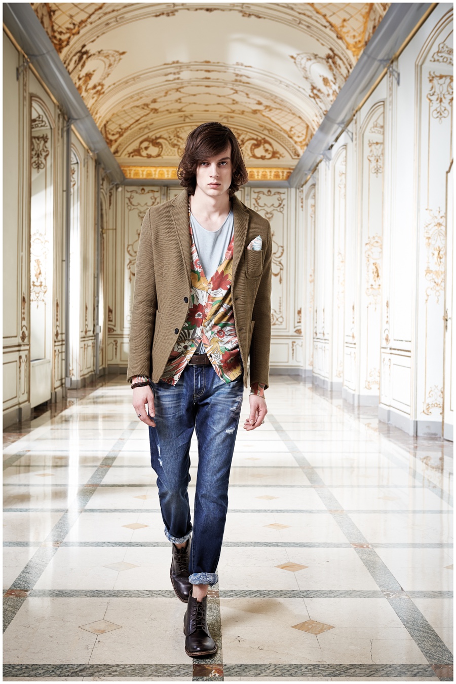 David Naman Spring Summer 2015 Menswear Collection Look Book Photo