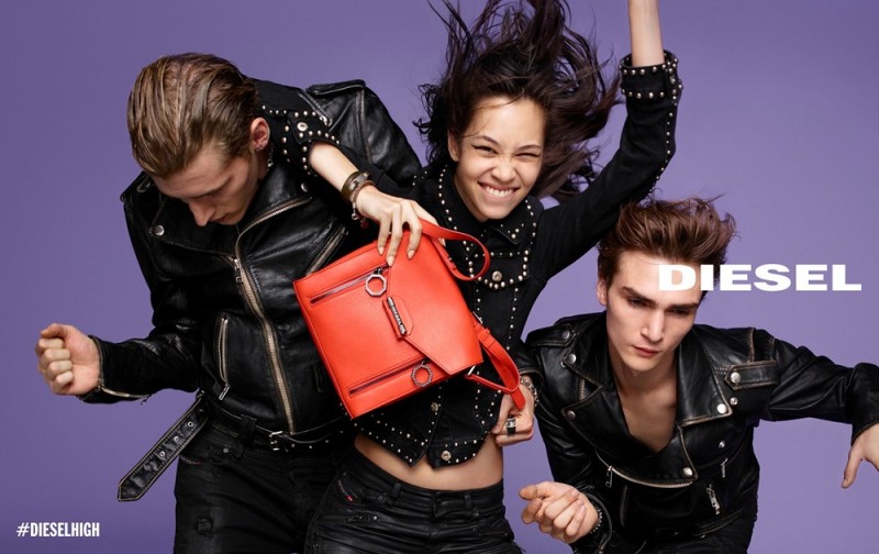 Diesel brings out the studs for updated leather pieces.