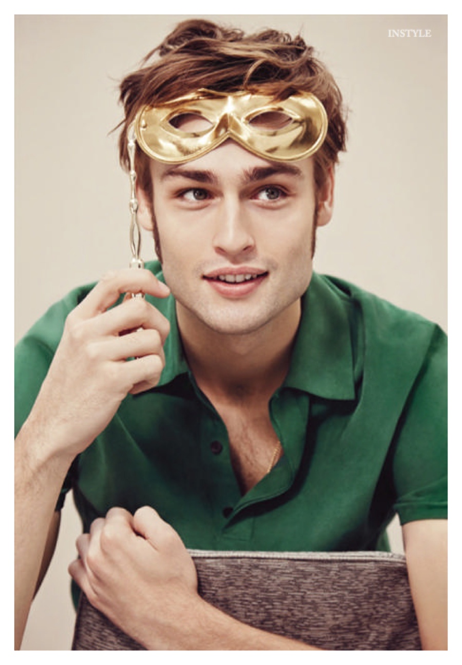 Douglas Booth Charms in Retro Inspired Fashions for InStyle Shoot