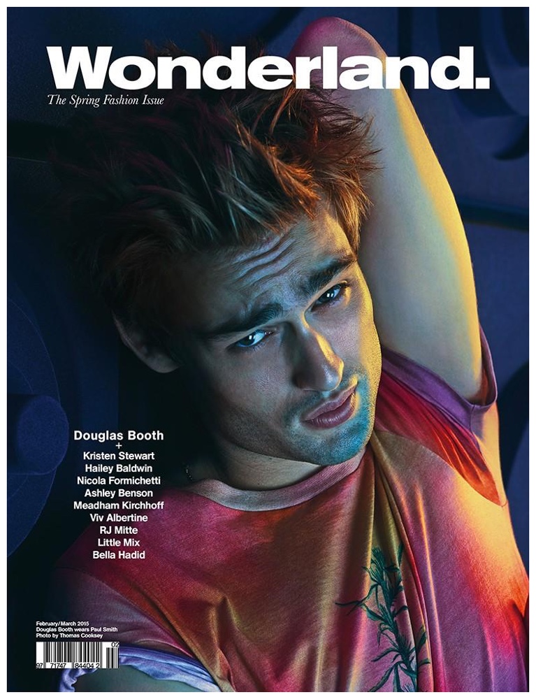 Douglas Booth Wonderland February March 2015 Cover Photo Shoot 001