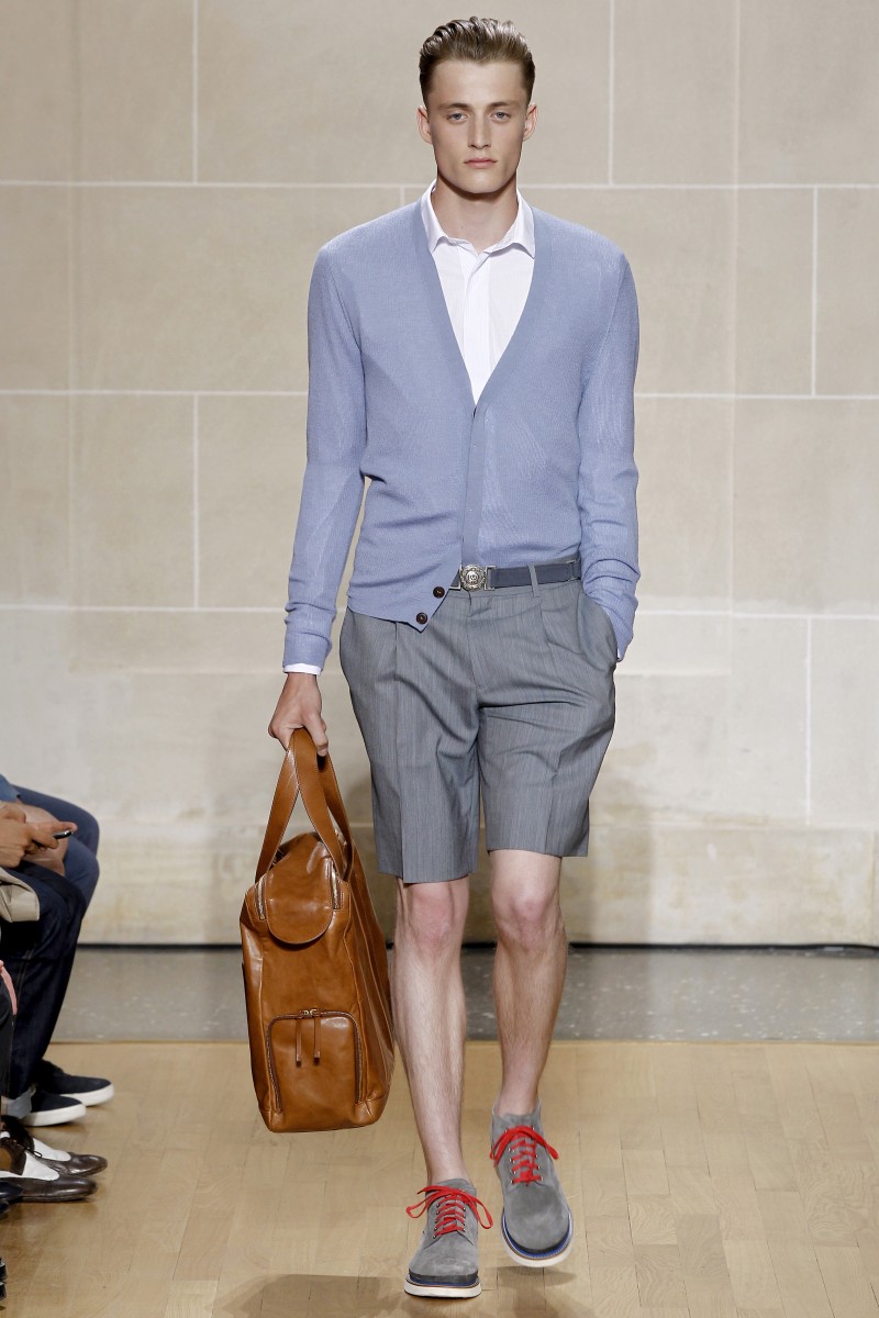 Dunhill's spring 2011 menswear collection paid a nod to the 1920s with slicked back hair and stylish, smart ensembles.