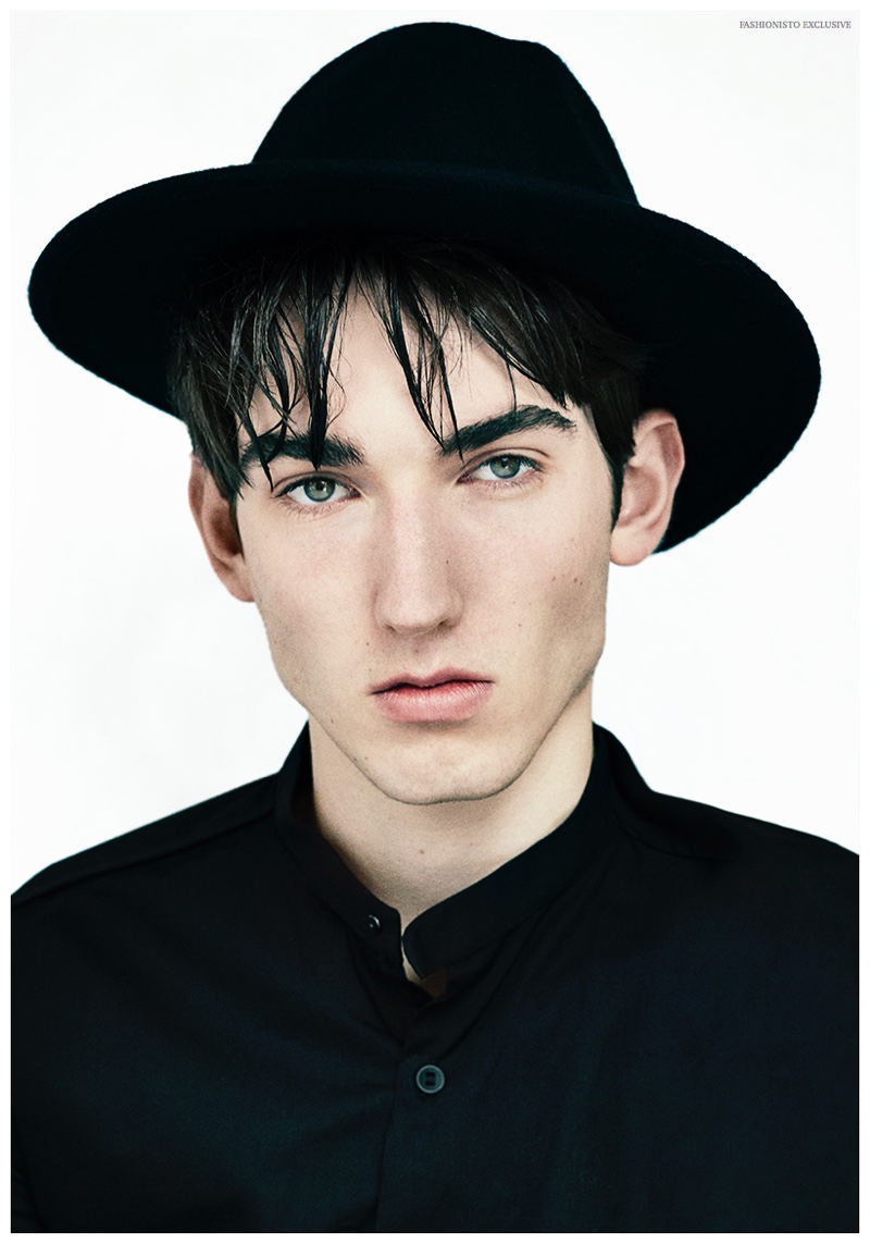 Callum wears shirt Zara and hat Rosin.