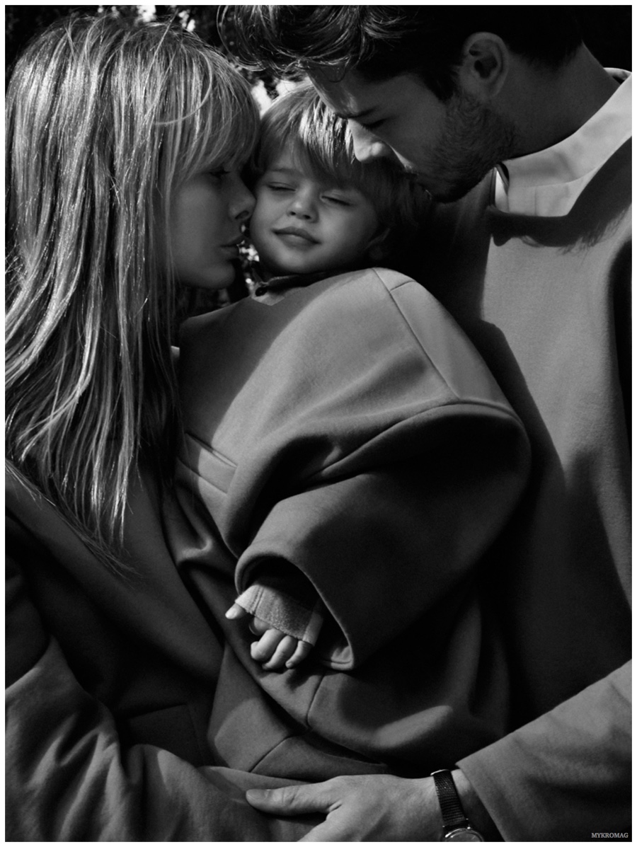 Francisco Lachowski Shoots with Family for MYKROMAG + Spring 2015 Outings for Furla & Reserved