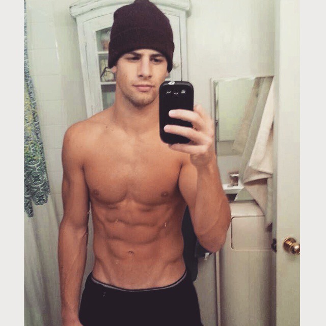 Franky Cammarata poses for a mirror selfie.