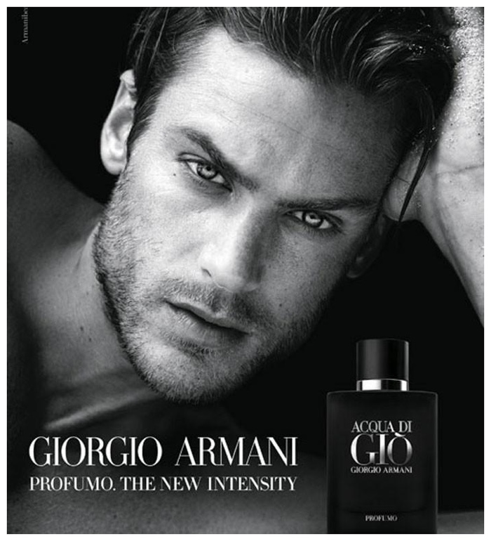 Jason Morgan Poses for Close-up for Giorgio Armani Acqua Di Gio ...