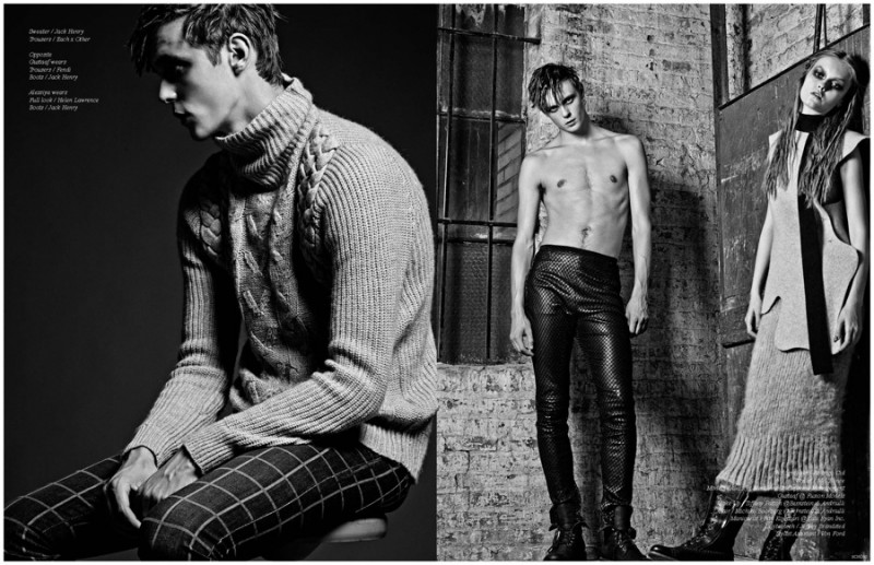 Gustaaf Wassink Glam Rock Grunge Mens Styles Shoot Editorial 004