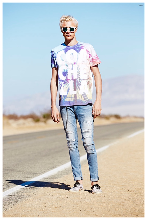 HM Coachella 2015 Mens Collection Campaign Lucky Blue Smith 008