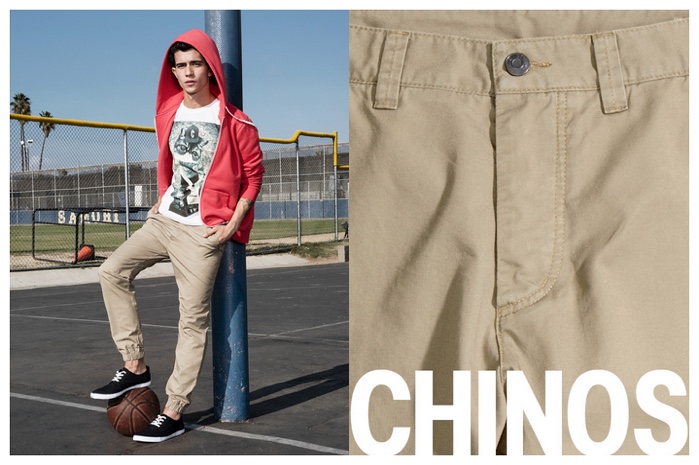Chinos offer a versatile option to go from casual to relaxed formal.