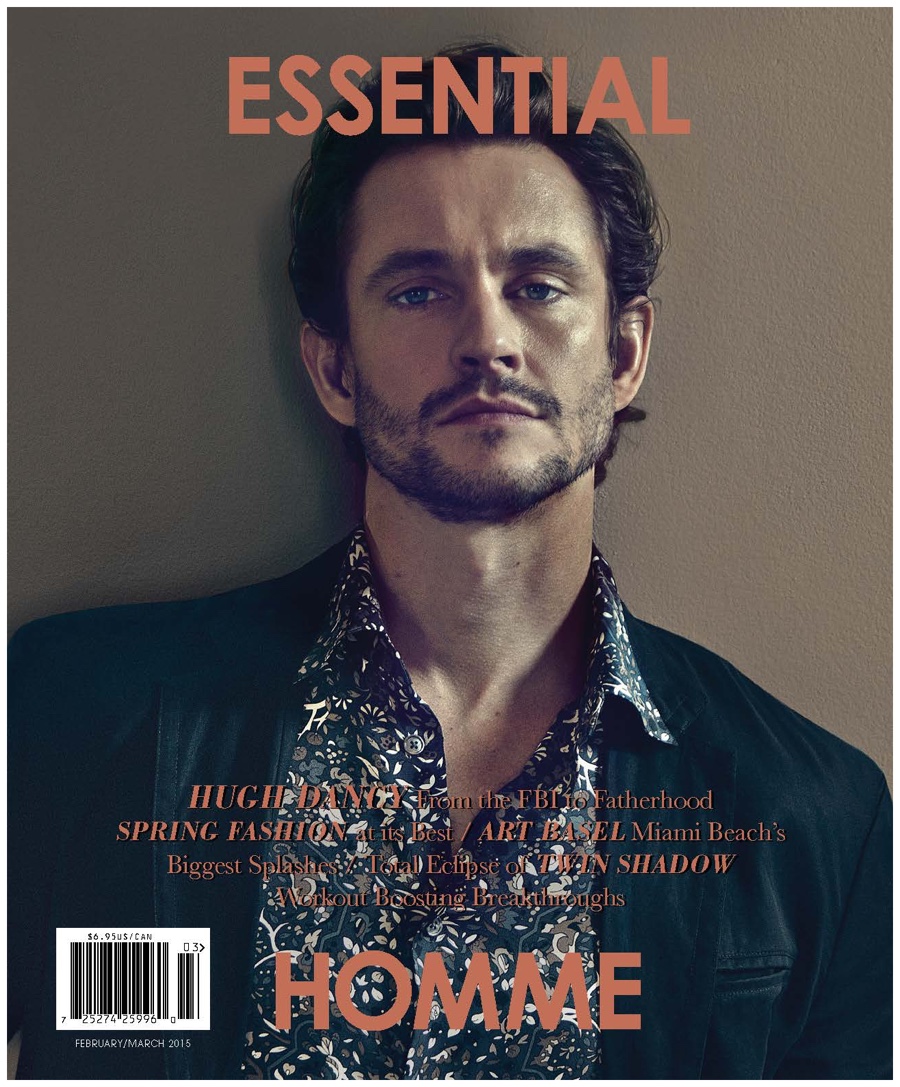 Hugh Dancy Essential Homme February March 2015 Cover Photo Shoot 001