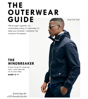 J.Crew Rounds Up Latest Outerwear for New Men's Guide: Windbreakers ...