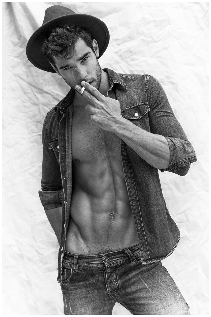 Joao Chiaffitelli Strikes Many Poses for Johnny Lopera