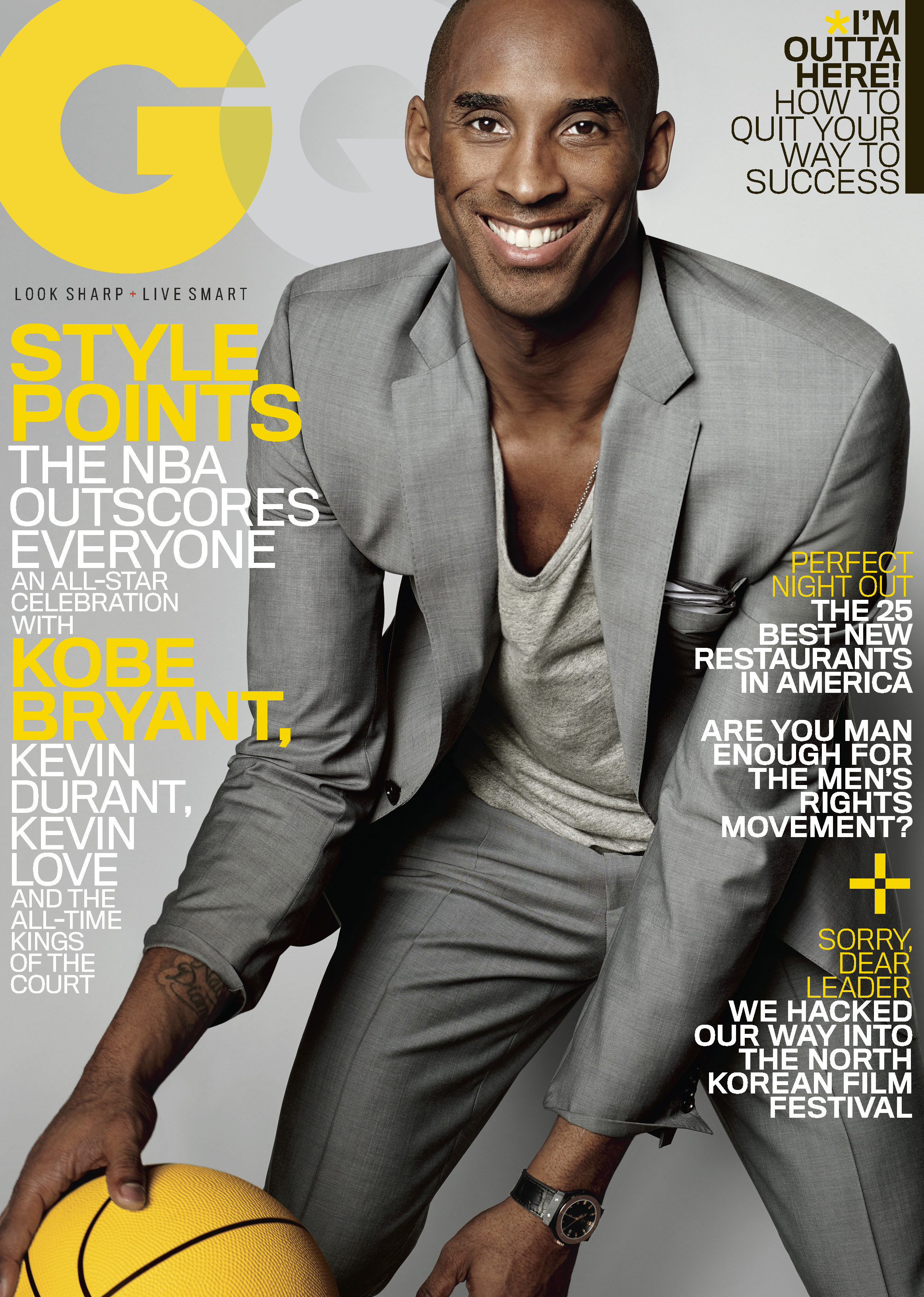 Kobe Bryant March 2015 GQ Cover Photo