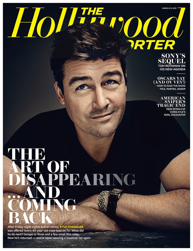 Kyle Chandler covers the March 6-13, 2015 issue of The Hollywood Reporter.