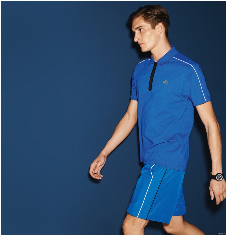 Lacoste Sport Spring Summer 2015 Mens Collection Look Book Matvey Lykov Photo
