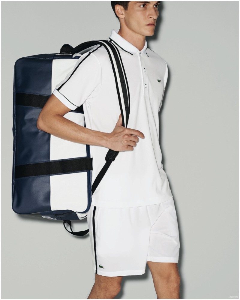 Matvey is chic in a white tennis-inspired number.