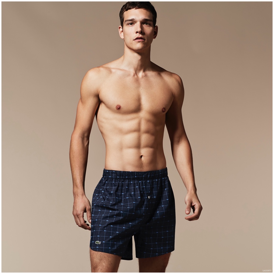 Lacoste Spring 2015 Underwear/Loungewear Shoot Starring Alexandre | The