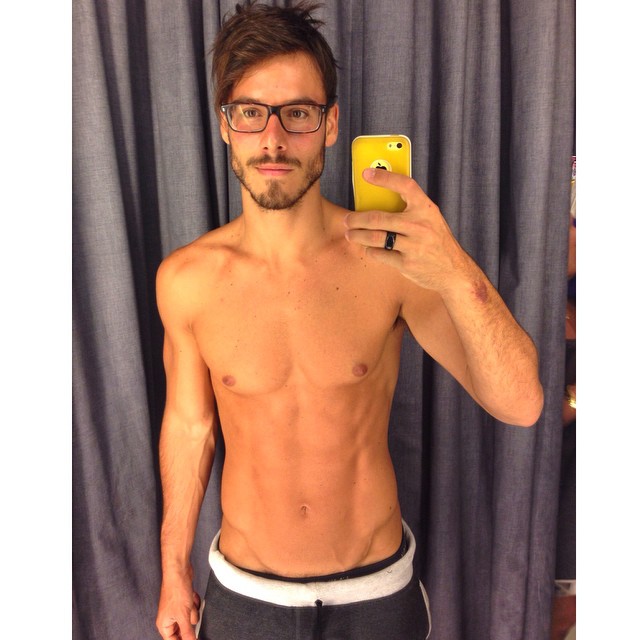 Does Lucas Bernardini look smart chic in his glasses?