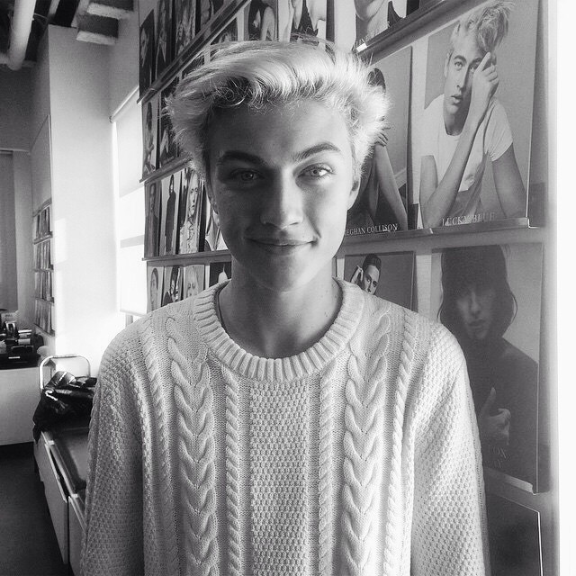 Lucky Blue Smith arrives in New York