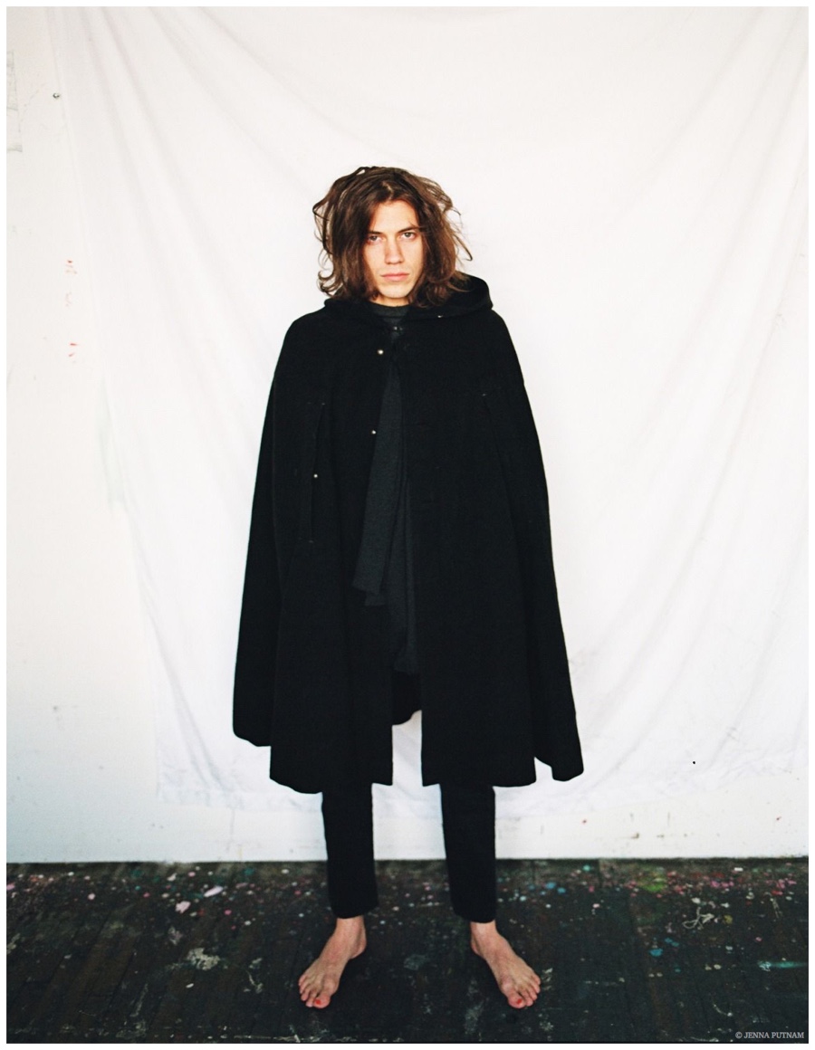 Lyle Lodwick Unveils Long Hair in Photos by Jenna Putnam