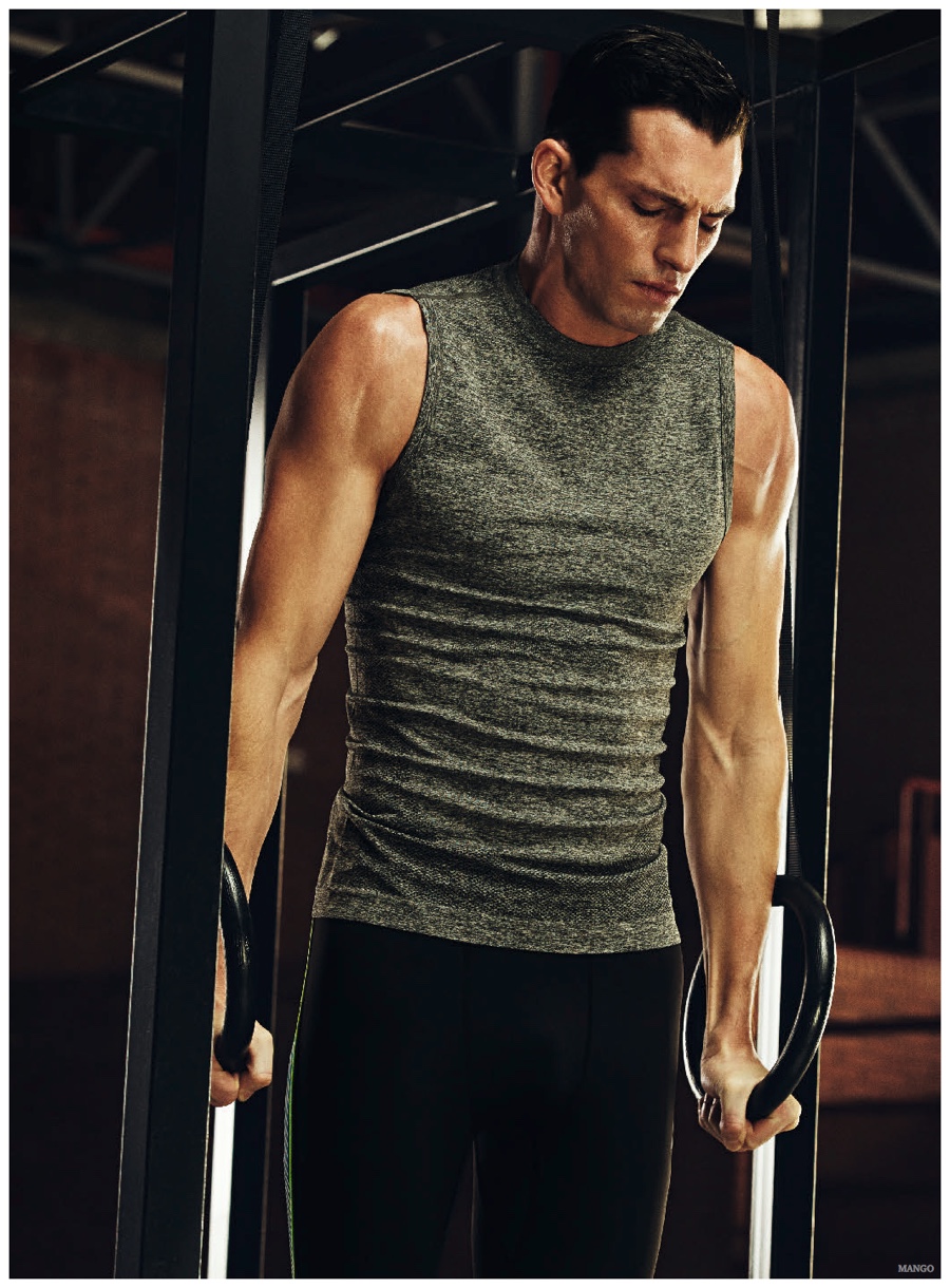 Mango Men Gets Sporty with Spring 2015 Workout Fashions