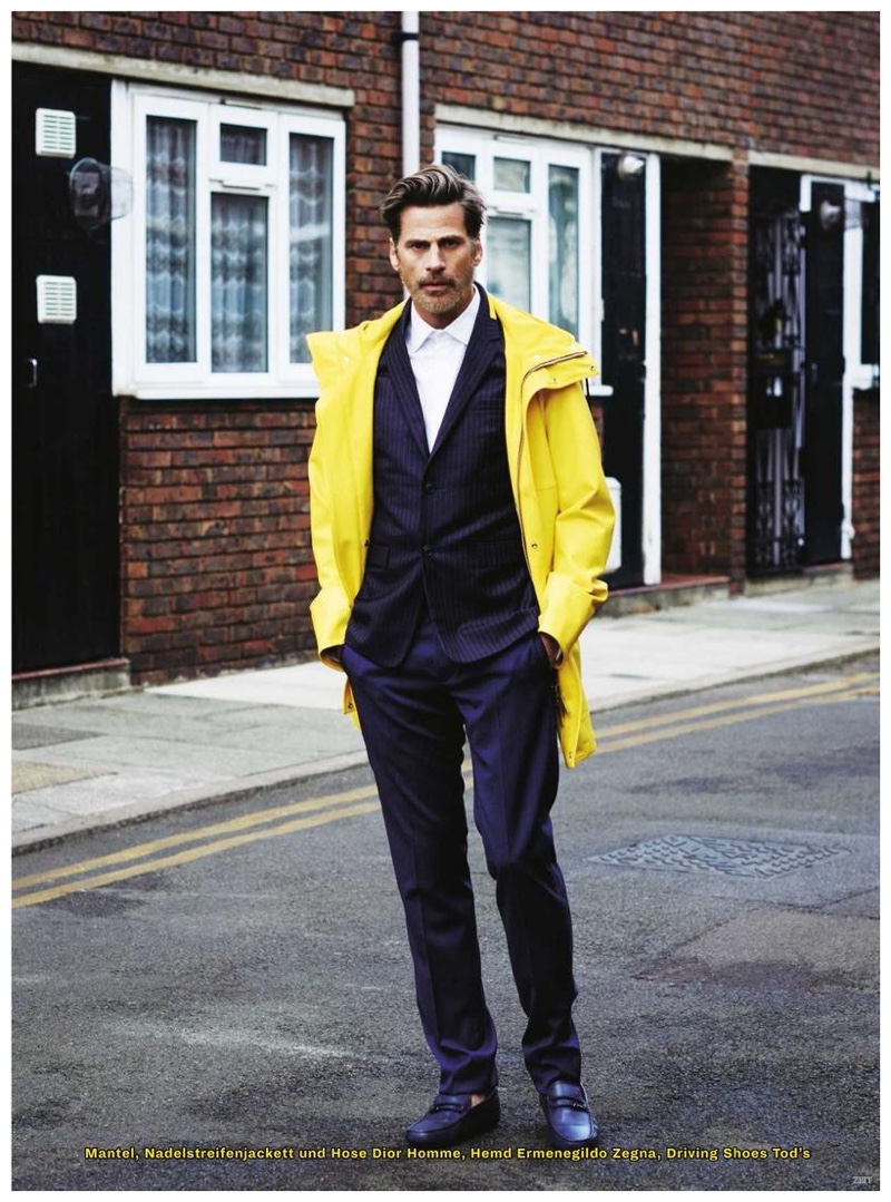 Mark Vanderloo Models Pops of Color for Zeit Spring Fashion Editorial