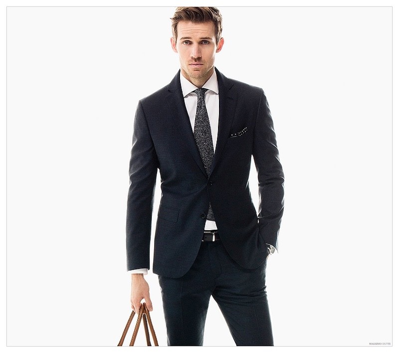 Massimo Dutti Spring 2015 Suiting Lookbook Featuring Andrew Cooper