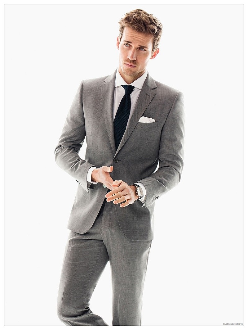 Massimo Dutti Spring 2015 Suiting Lookbook Featuring Andrew Cooper