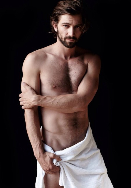 Michiel Huisman Mario Testino Towel Series Photo Actor Michiel Huisman