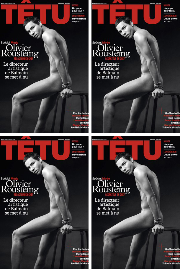 Olivier Rousteing Nude Tetu Cover