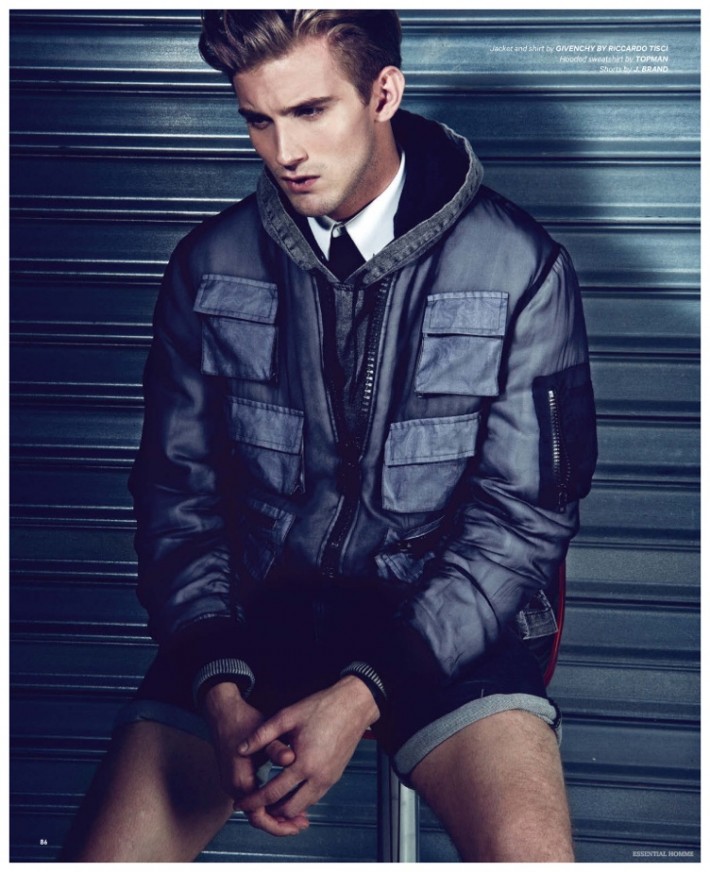 RJ King Embraces Spring Denim Trend for Men's Fashion Editorial from ...