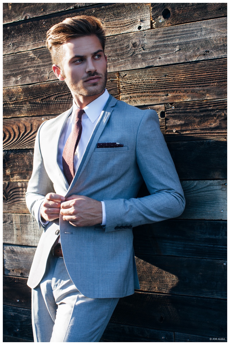 Sean Thomson Suits Up for Shoot by Joe Alisa – The Fashionisto