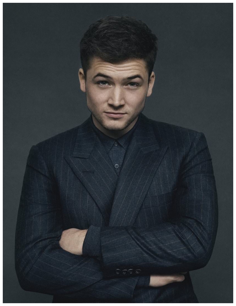 Taron Egerton Stars in Mr Porter 2015 Photo Shoot
