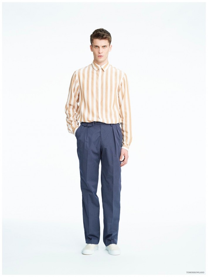 Tomorrowland Spring 2015 Menswear Collection: Striped Separates ...