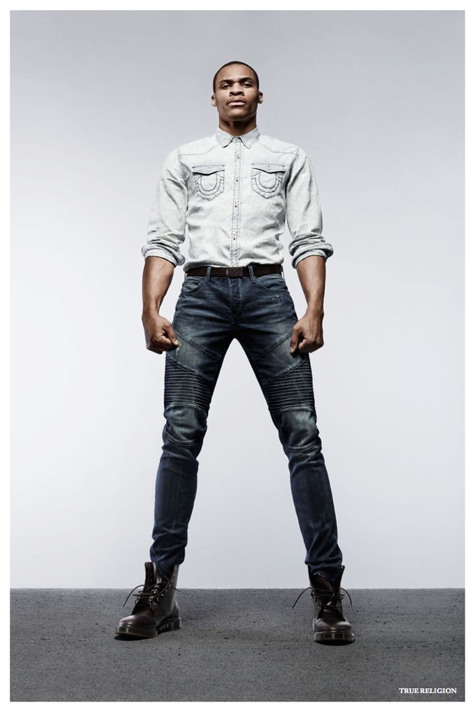 True Religion Spring Summer 2015 Menswear Campaign Russell Westbrook 002