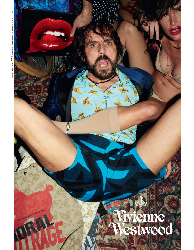 Andreas Kronthaler is front and center for the latest ad image from Vivienne Westwood.