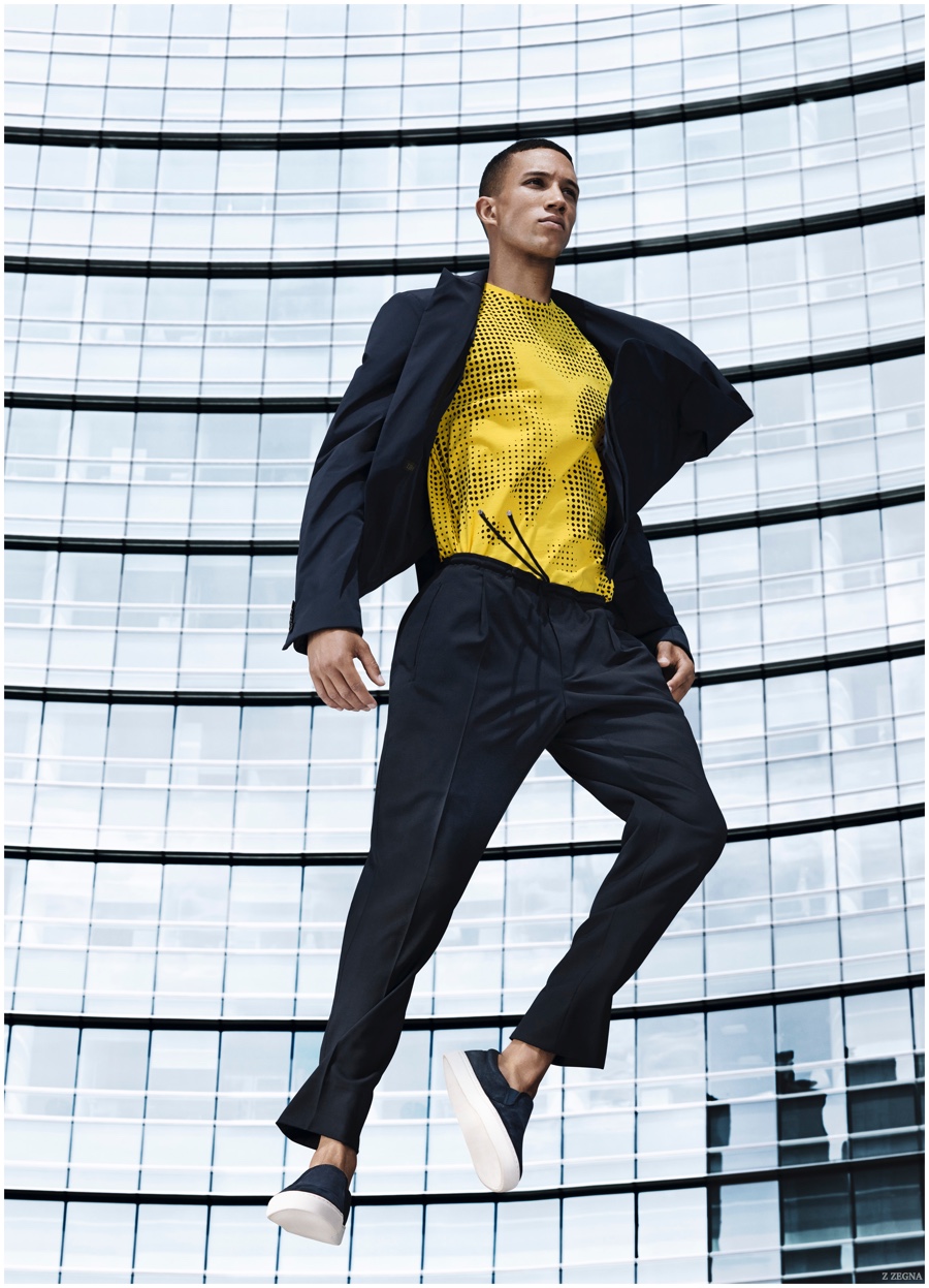 Z Zegna's Sporty Spring 2015 Campaign Reaches Astonishing New Heights
