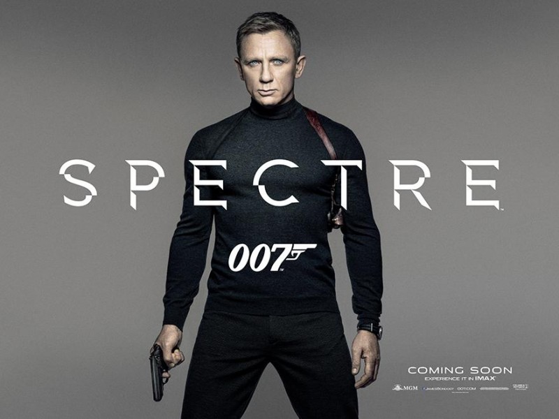 Daniel Craig is back as James Bond for Spectre promotional poster.