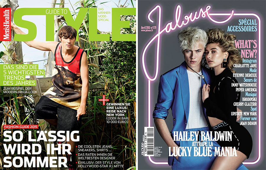 Covers: Lucky Blue Smith for Jalouse, RJ Mitte for Men's Health + More